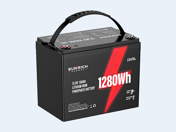 Sunrich Energy 12V 100Ah Lithium Battery SE-B100TM