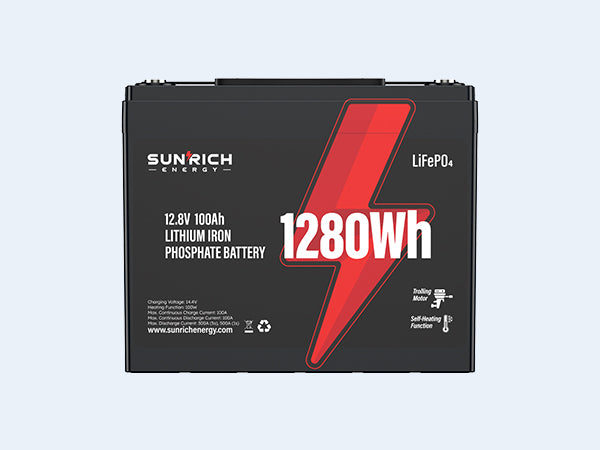 Sunrich Energy 12V 100Ah Lithium Battery SE-B100TM