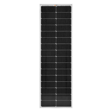 RICH SOLAR | 100 Watt 12V Compact Off-Grid Narrow Solar Panel for Campers, Overlanders, Boats | 25-Year Output Warranty | UL Certified