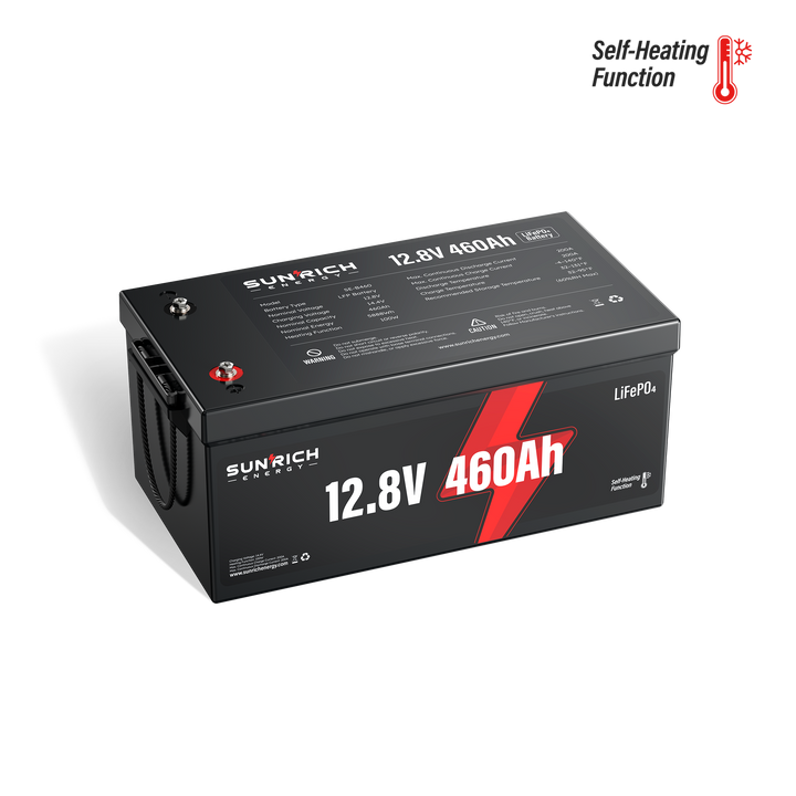 12V 460Ah LiFePO4 Battery (Self-Heating Function)