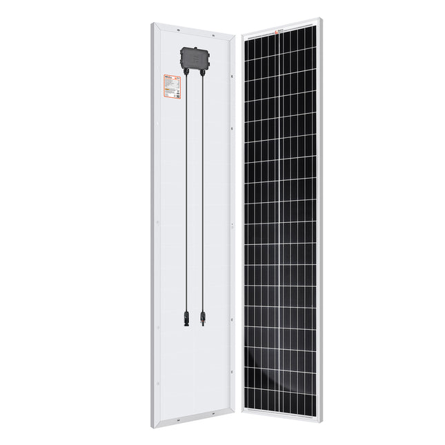 Rich Solar 100 Watt   12V Slim Solar Panel | 25-Year Output Warranty | UL Certified