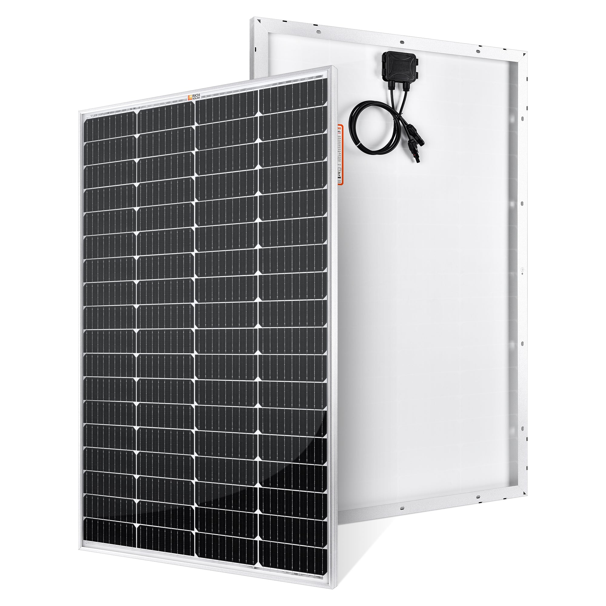 RICH SOLAR | 150 Watt 12V Solar Panel | 25-Year Output Warranty | UL Certified