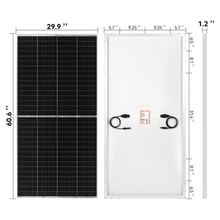 RICH SOLAR | 250 Watt 24 Volt Off- grid Solar Panel | 25-Year Output Warranty | UL Certified