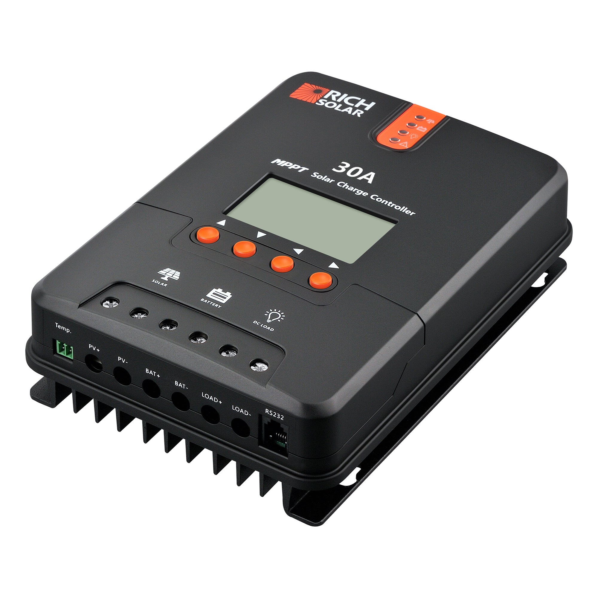 RICH SOLAR | 30 Amp MPPT Solar Charge Controller