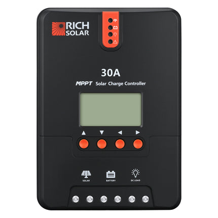 RICH SOLAR | 30 Amp MPPT Solar Charge Controller