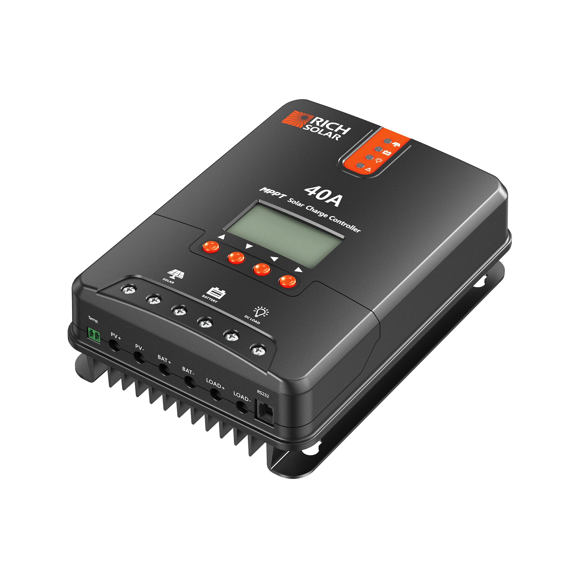 RICH SOLAR | 40 Amp MPPT Solar Charge Controller