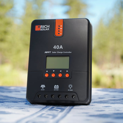 RICH SOLAR | 40 Amp MPPT Solar Charge Controller