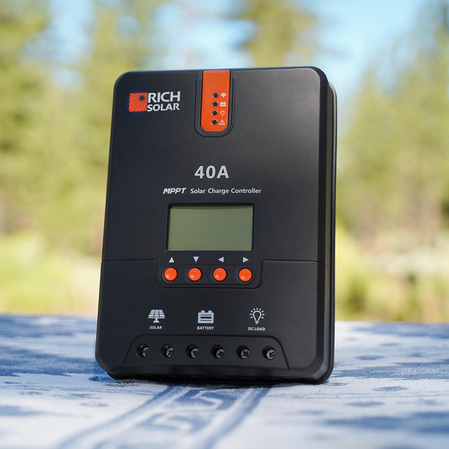 Rich Solar 40 Amp MPPT Solar Charge Controller