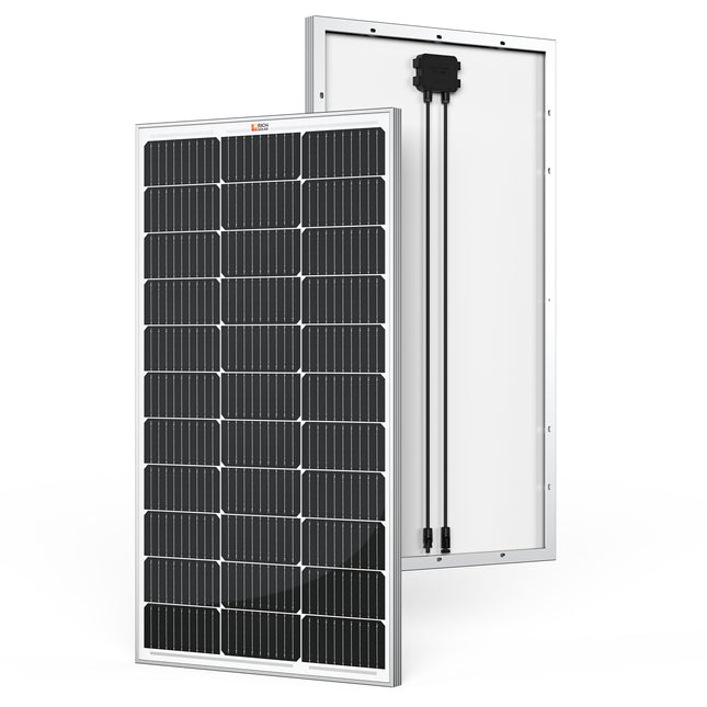 Rich Solar 100 Watt 12V Black Solar Panel | 25-Year Output Warranty | UL Certified