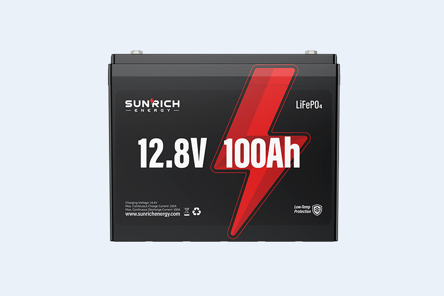 Sunrich Energy 12V 100Ah Lithium Battery SE-B100E