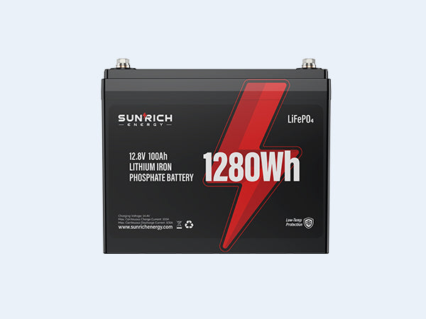 Sunrich Energy 12V 100Ah Lithium Battery SE-B100E