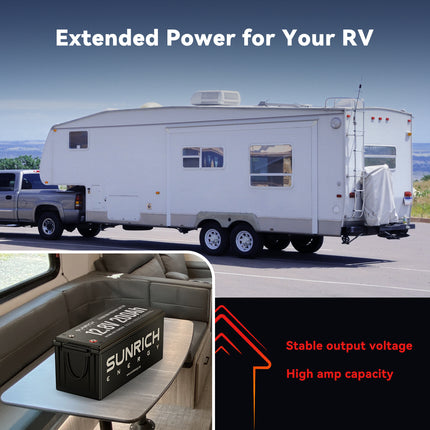 Sunrich Energy lithium batteries Suitable for RV