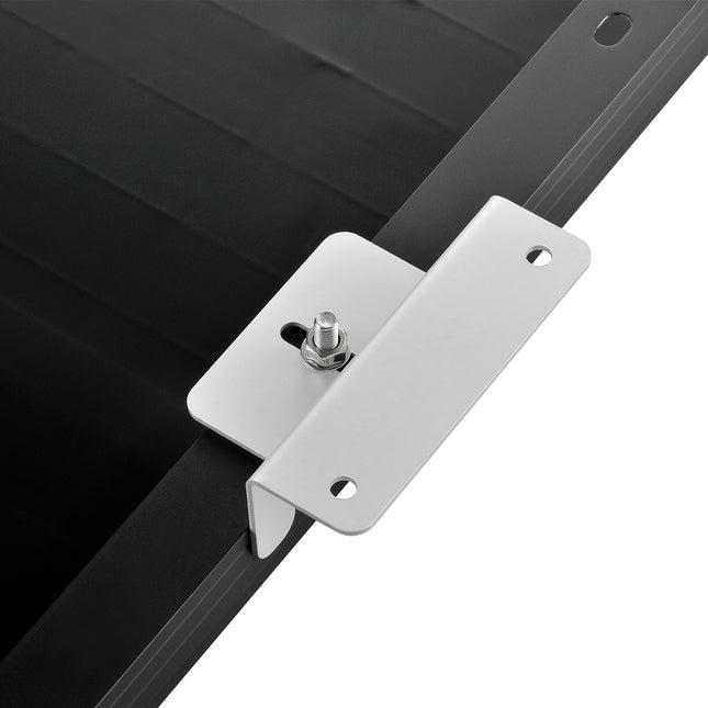 Z-Brackets | Mounting Hardware Z-Brackets with Screws | Designed for RICH SOLAR MEGA Series Solar Panels | Easy to Install