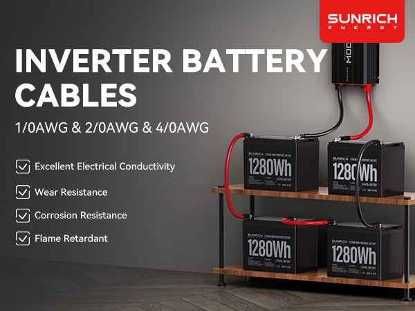 Inverter Battery Cables Battery Cables | SUNRICH ENERGY